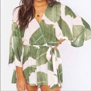 NWT Show Me Your Mumu Lo Romper ~ in Queen Palms